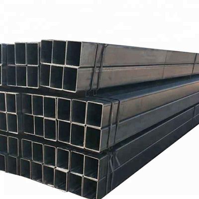 Q195/Q235/Q345/SS400 1x1 Acciaio telescopico sezione cava quadrata tubo nero in acciaio al carbonio tubo quadrato / tubo