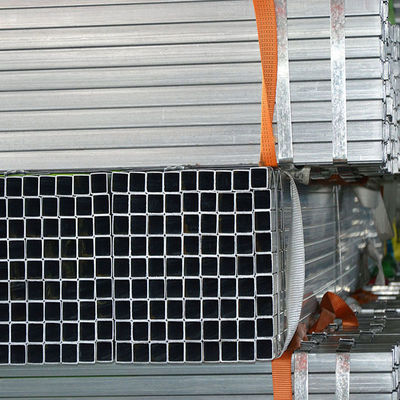 Forma quadrata 2.5x2.5 Tubo quadrato in acciaio galvanizzato per materiale da costruzione