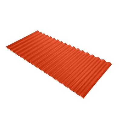 Fogli di tetto ondulato su misura PPGI Piastrelle di tetto da 0,5 mm Fogli di tetto galvanizzati laminati a freddo