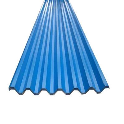 Fogli di tetto ondulato su misura PPGI Piastrelle di tetto da 0,5 mm Fogli di tetto galvanizzati laminati a freddo