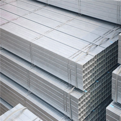 Acciaio per tubi quadrati galvanizzati non oliati per tubi di acciaio cavi quadrati rettangolari 75x75