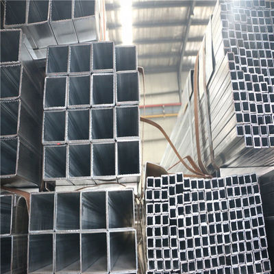 Acciaio per tubi quadrati galvanizzati non oliati per tubi di acciaio cavi quadrati rettangolari 75x75