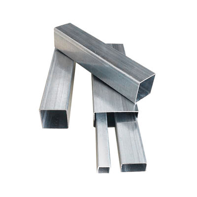 Forma quadrata Acciaio al carbonio 4x4 pollici Galvanizzato 12x12 100x100 tubo MS tubo di acciaio quadrato Lunghezza del tubo 6.4M