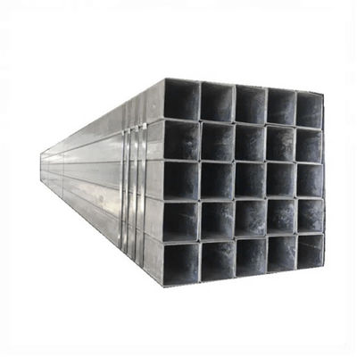 Forma quadrata Acciaio al carbonio 4x4 pollici Galvanizzato 12x12 100x100 tubo MS tubo di acciaio quadrato Lunghezza del tubo 6.4M