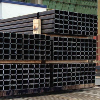 ASTM Standard S235/S355 Grade 12x12 Carbon Black Tubo di Acciaio Quadrato senza cuciture per il vostro