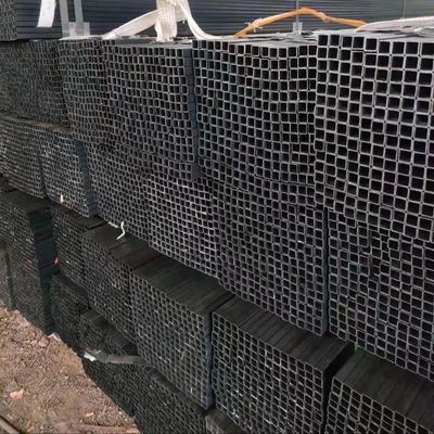 ASTM Standard S235/S355 Grade 12x12 Carbon Black Tubo di Acciaio Quadrato senza cuciture per il vostro