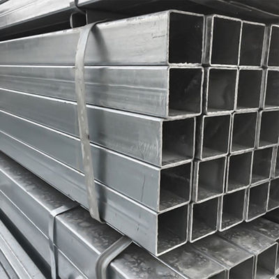 Forma quadrata ASTM A50 1*1 pollice 40x60 GI Tubi quadrati in acciaio 20x20x2 100x100 Tubi quadrati in acciaio al carbonio