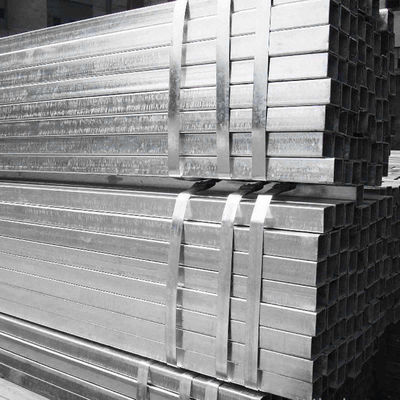 Forma quadrata ASTM A50 1*1 pollice 40x60 GI Tubi quadrati in acciaio 20x20x2 100x100 Tubi quadrati in acciaio al carbonio