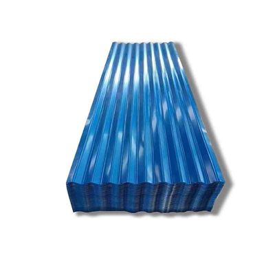 Foglio di acciaio aluzinc GL Galvalume Zinc PPGI Foglio di copertura in metallo rivestito di colore