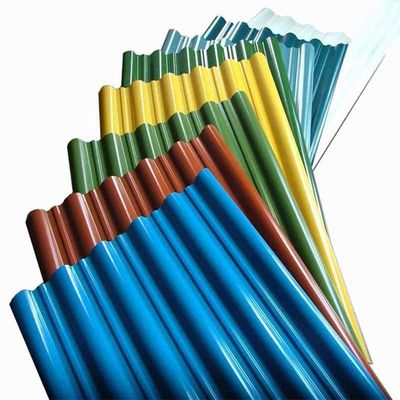 YUANHAO BGW 34 Piastrelle di tetto corrugate preverniciate a colori PPGI galvanizzate