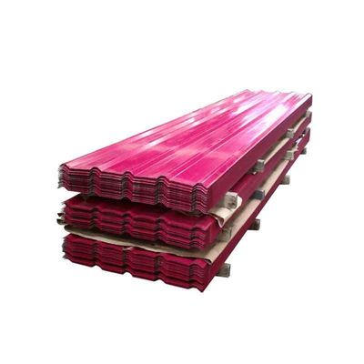 JIS ASTM PPGI Fogli di copertura in metallo pre-tinto 24 calibro 60 g GI rivestito di zinco