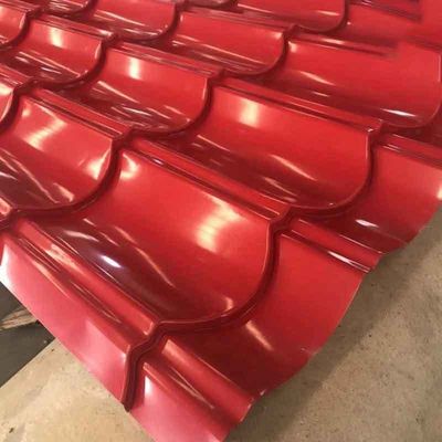 JIS ASTM PPGI Fogli di copertura in metallo pre-tinto 24 calibro 60 g GI rivestito di zinco