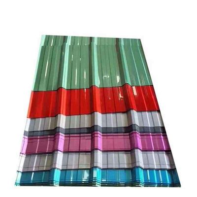 Full Hard YUANHAO Piastra di tetto ondulato personalizzato PPGI/PPGL Piastrelle di tetto in colore Piastrelle di tetto in acciaio per costruzione