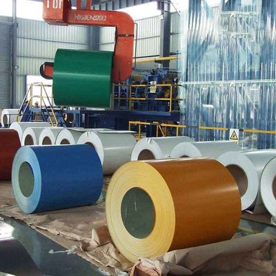 SGCC/CGCC/TDC51DZM Rulli di acciaio rivestiti a colori resistenti alla corrosione