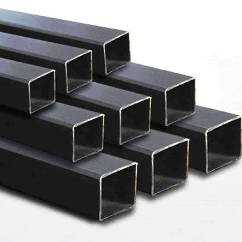 Forma di sezione quadrata 11 calibro non legata di carbonio nero di acciaio tubo scaffale di recinzione disegni